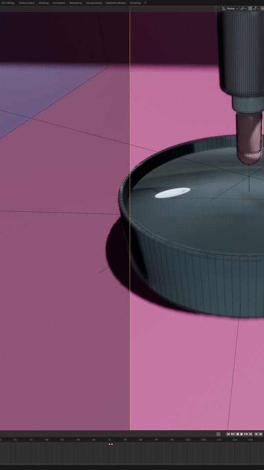 Blenderの画面(書き出し)
